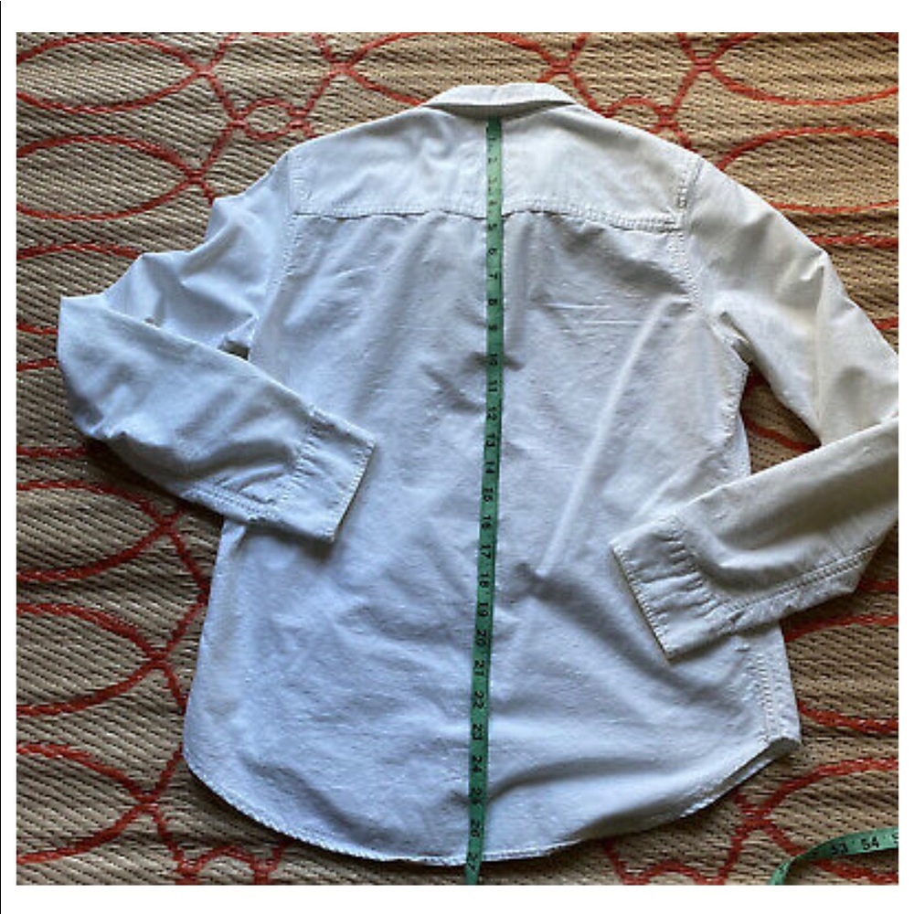 Womens Solid Long Sleeve Button Down Office Blouse - image 6